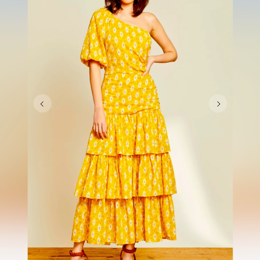 Veronica Beard Virginia One-Shoulder Dress